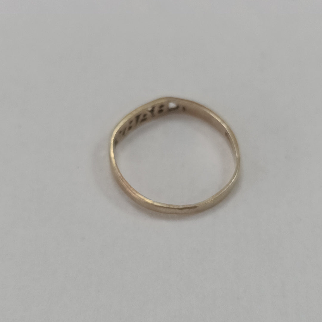 ANILLO ORO 8 K 0.8 GRMS (SEMINUEVO)