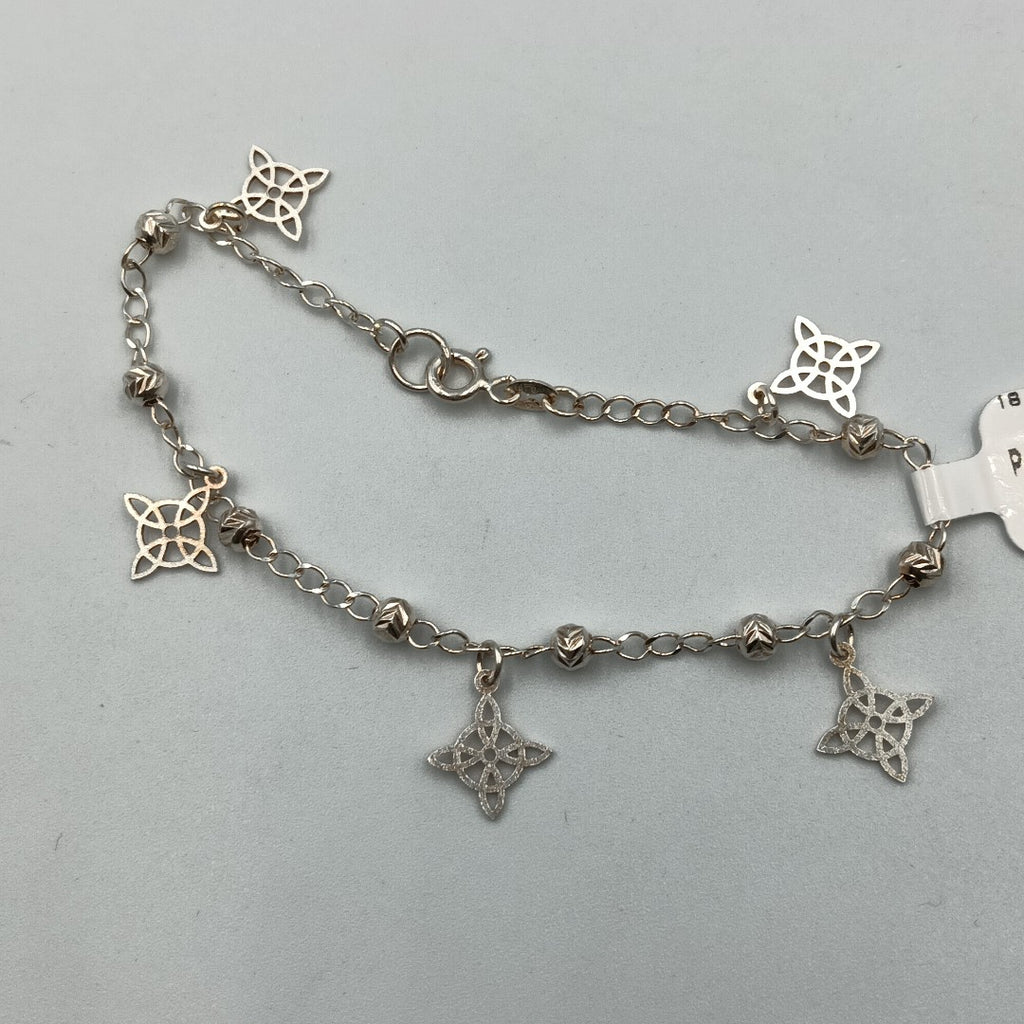 PULSERA TEJIDO ESPECIAL PLATA .925 18 CM 3.2 GR (NUEVO)