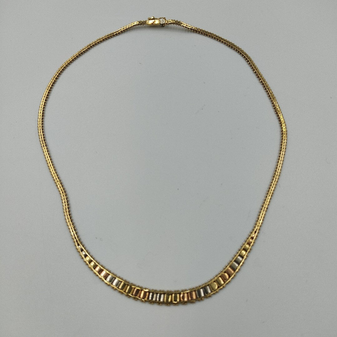 GARGANTILLA ORO,ORO COMBINADO 14 K 12,20 GRMS (SEMINUEVO)