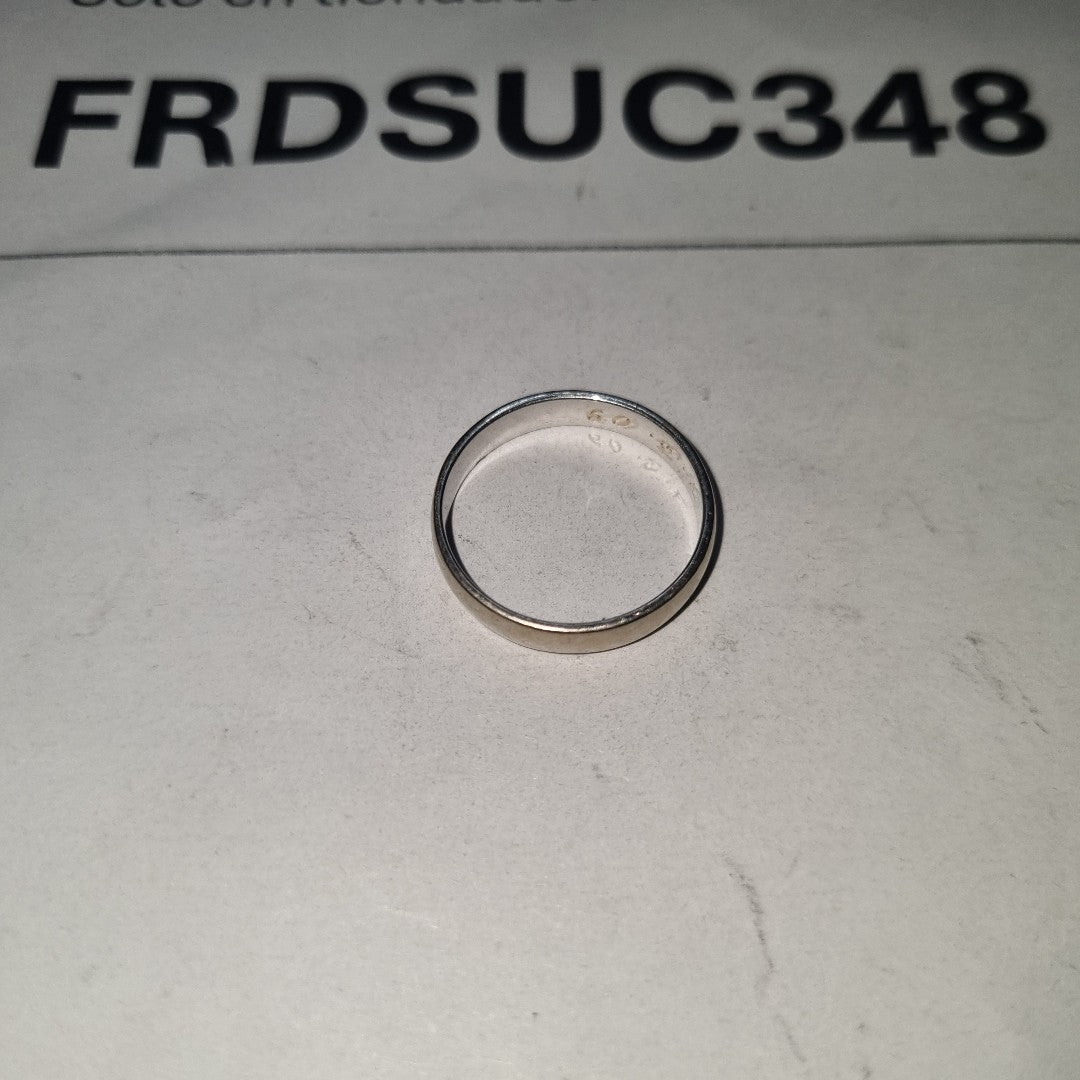 ARGOLLA ORO BLANCO 14 K 3.3 GRMS (SEMINUEVO)