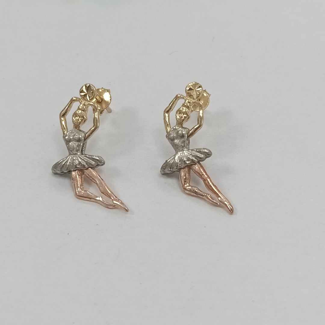 ARETES PAR ORO 10 K 2 GRMS (SEMINUEVO)