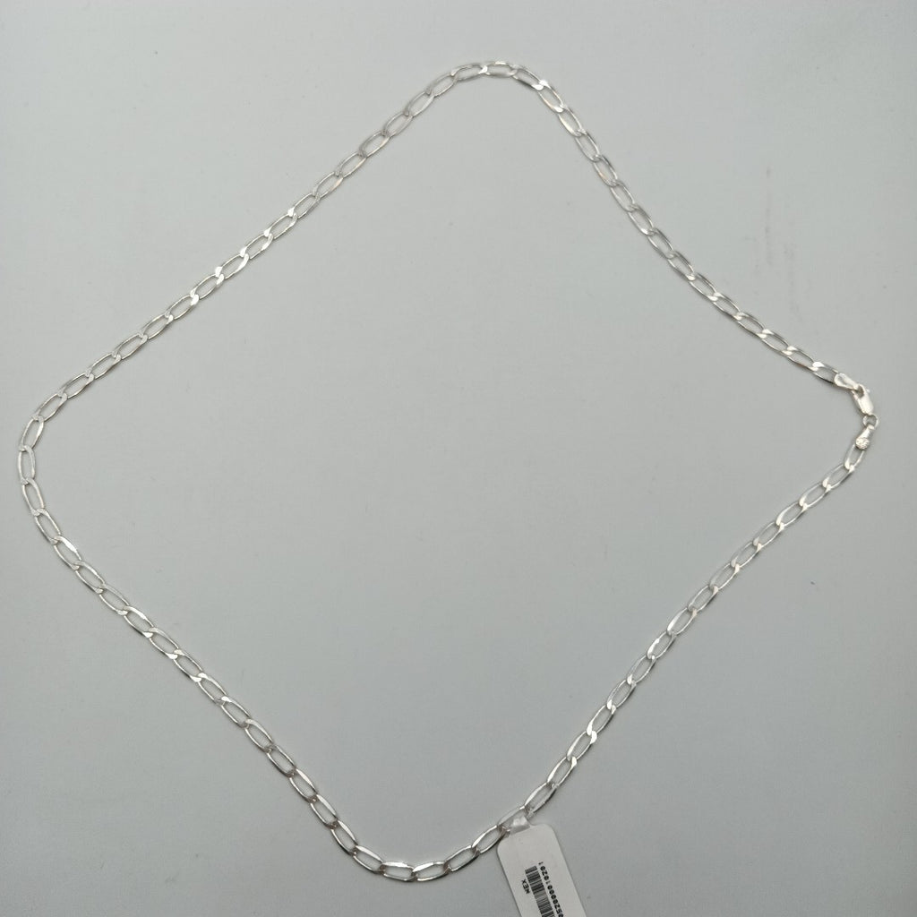 CADENA TEJIDO ESLABONES PLATA .925 60 CM 11.2 GR (NUEVO)