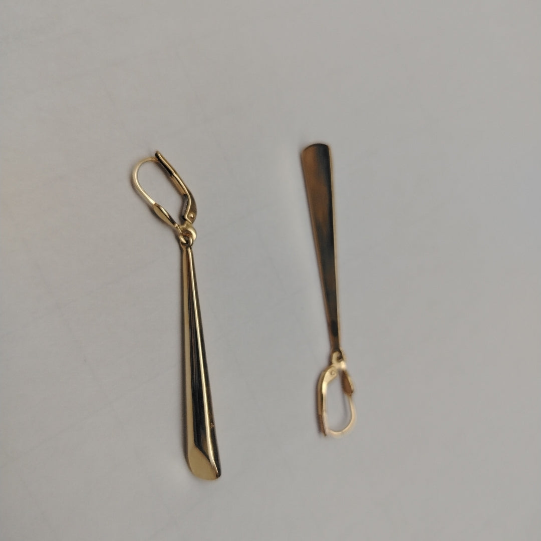 ARETES PAR ORO 14 K 2.9 GRMS (SEMINUEVO)