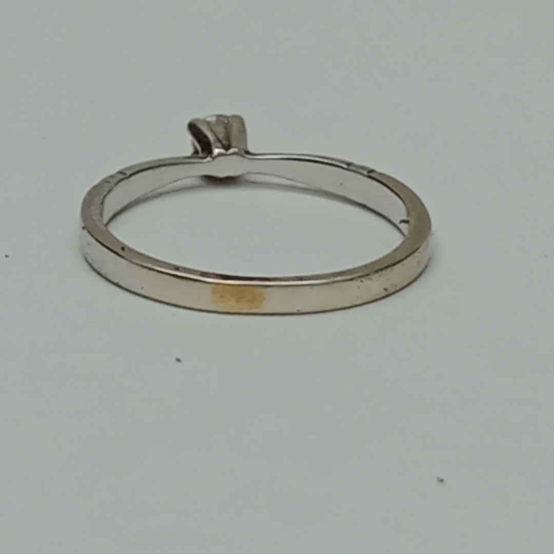 ANILLITO ORO BLANCO 14 K 1,50 GRMS (SEMINUEVO)