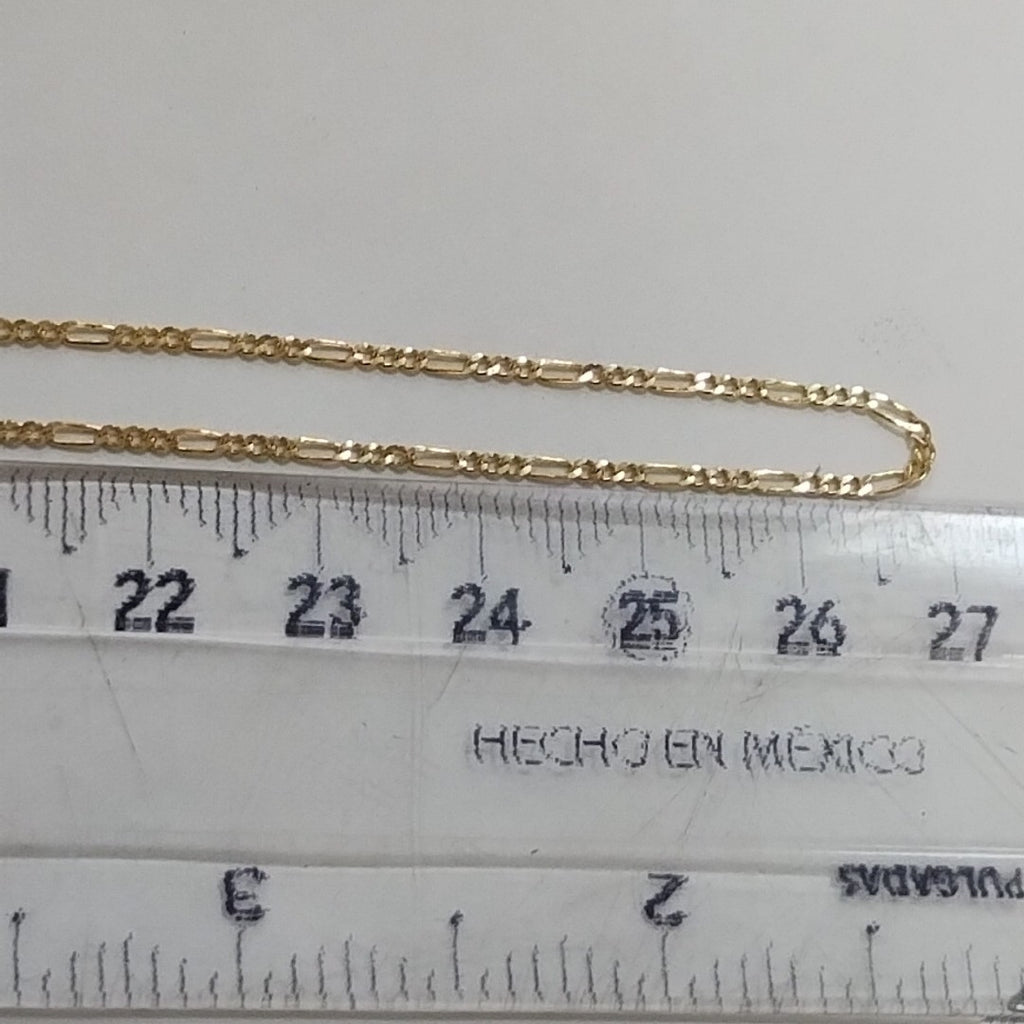 CADENAS TEJIDO 3X1 ORO 14K 55 CM 2.4 GR (NUEVO)