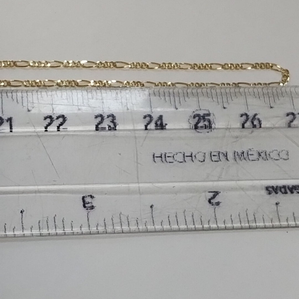 CADENAS TEJIDO 3X1 ORO 14K 55 CM 2.7 GR (NUEVO)