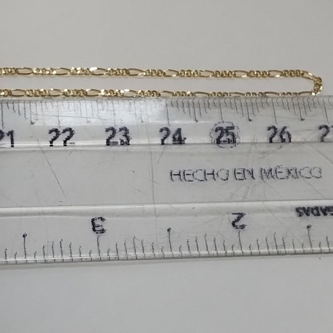 CADENAS TEJIDO 3X1 ORO 14K 55 CM 2.7 GR (NUEVO)