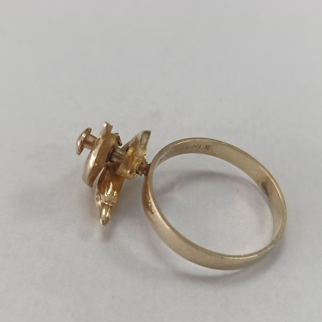 ANILLO ORO 14 K 4.3 GRMS (SEMINUEVO)