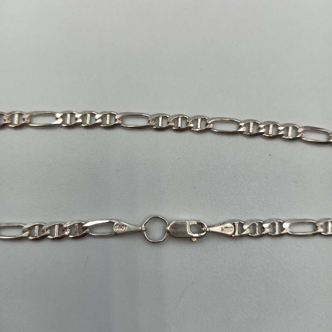 CADENA TEJIDO 3X1 PLATA .925 60 CM 8.3 GR (NUEVO)