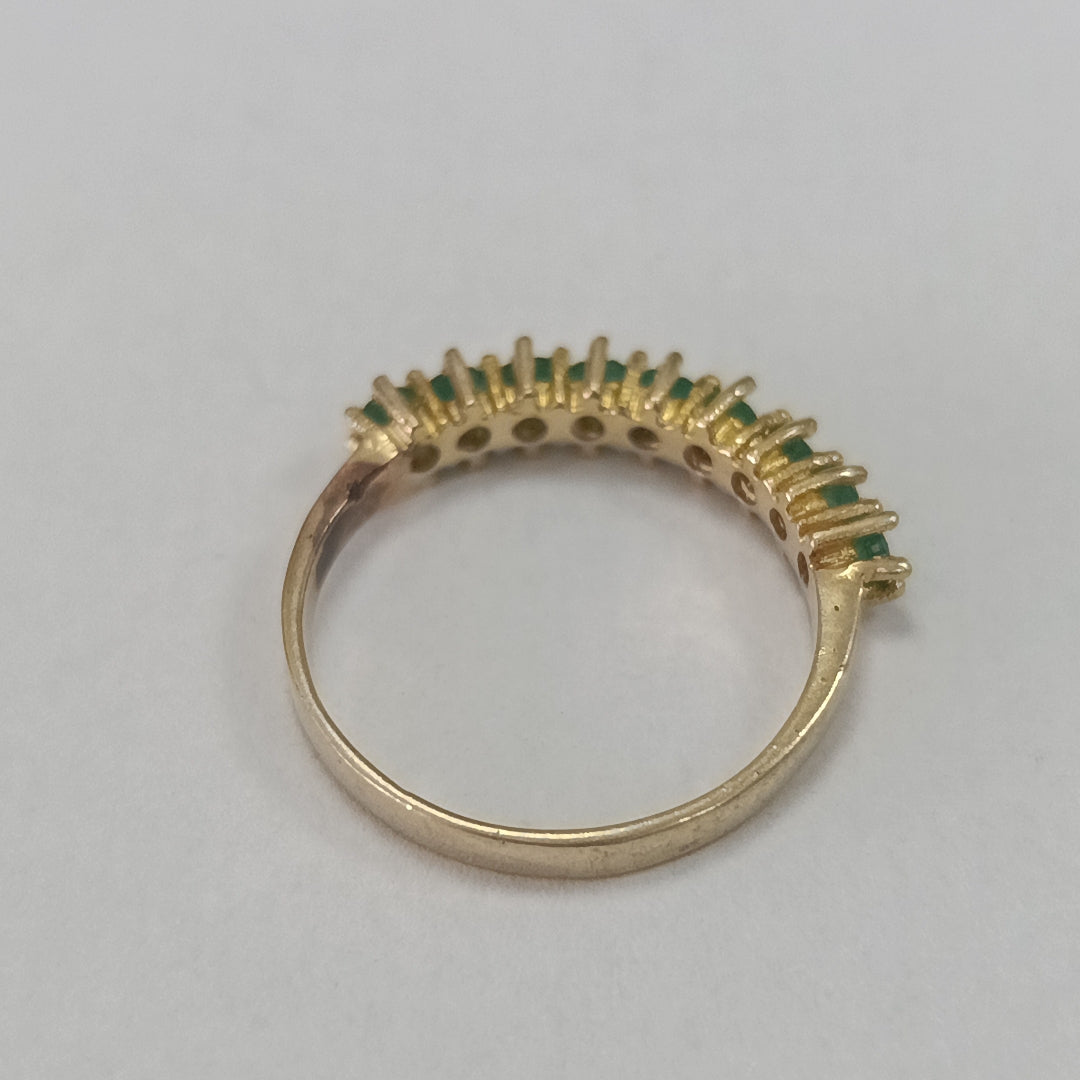 ANILLO, MEDIA CHURUMBELA ORO 14 K 2 GRMS (SEMINUEVO)