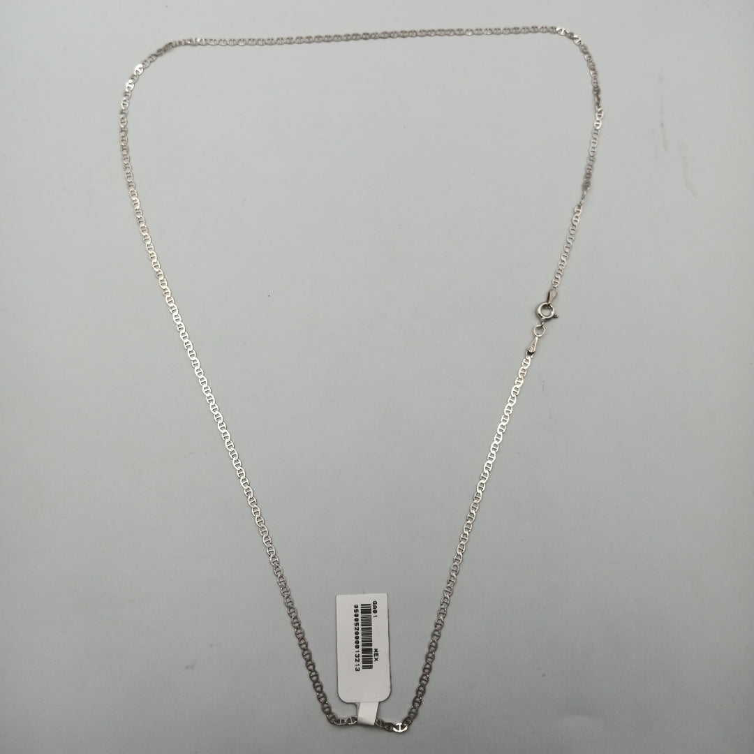 CADENA TEJIDO GUCHI PLATA .925 60 CM 3.8 GR (NUEVO)