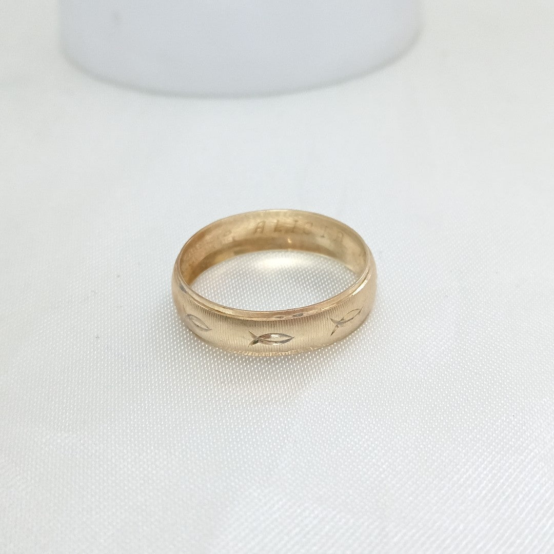 ARGOLLA ORO 10 K 2.2 GRMS (SEMINUEVO)