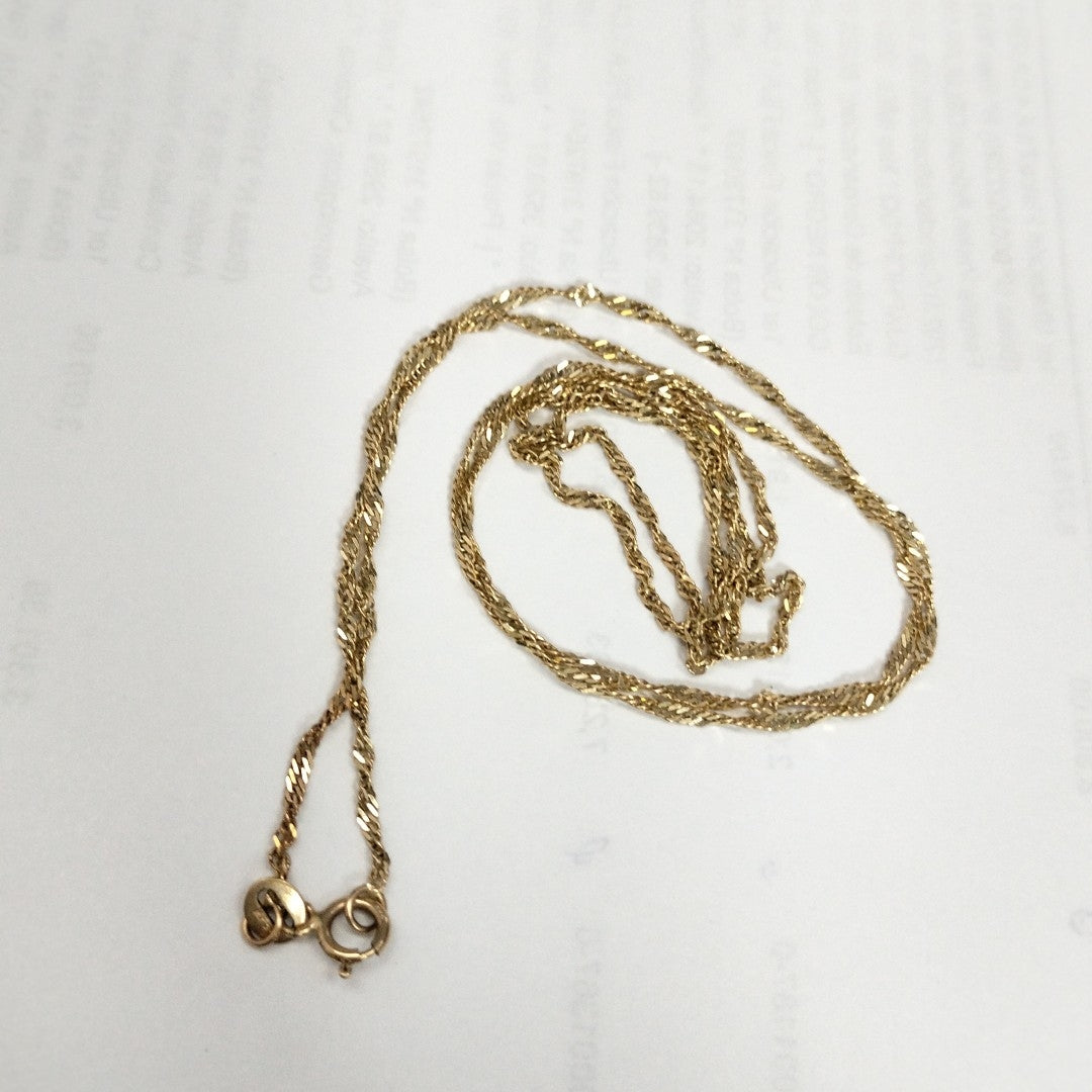 CADENA ORO 14 K 3.2 GRMS (SEMINUEVO)