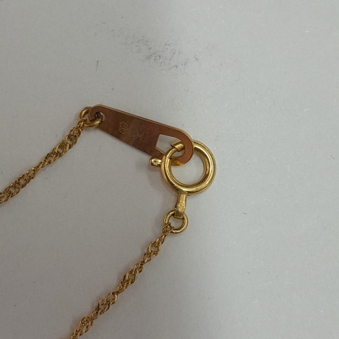 CADENA ORO 18 K 1,10 GRMS (SEMINUEVO)