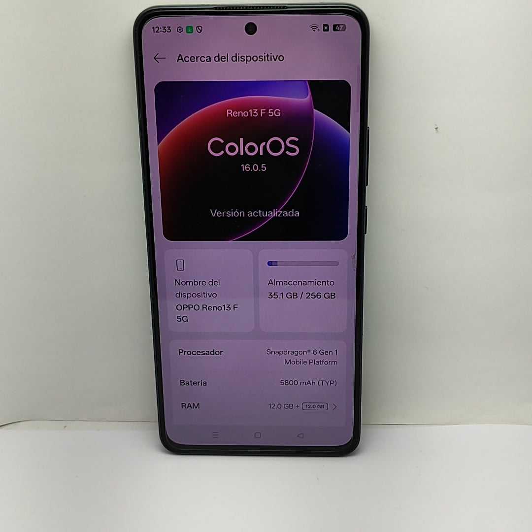 CELULAR OPPO RENO 13F 5G CPH2699 (2025) 256 GB 12 GB RAM (SEMINUEVO)