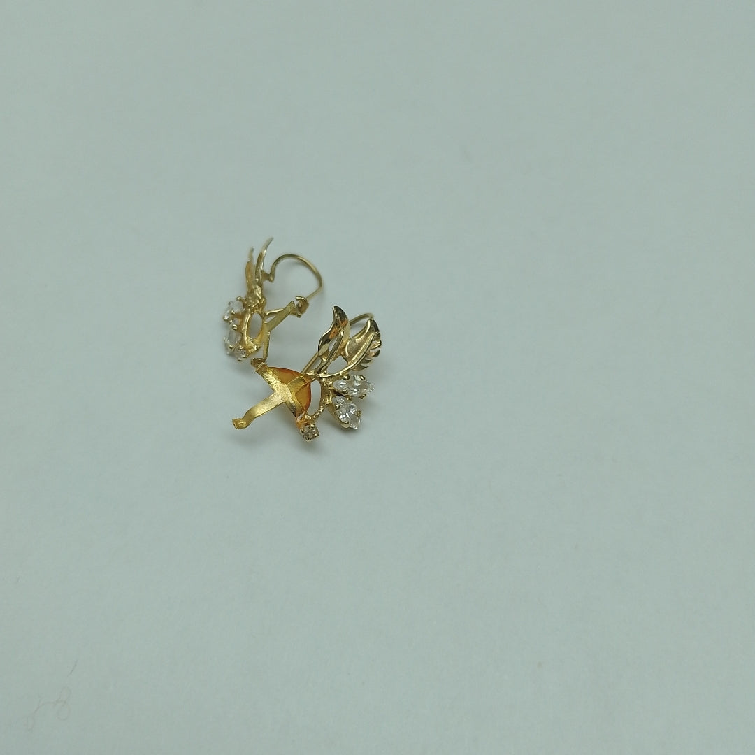 ARETES PAR ORO 10 K 1.5 GRMS (SEMINUEVO)