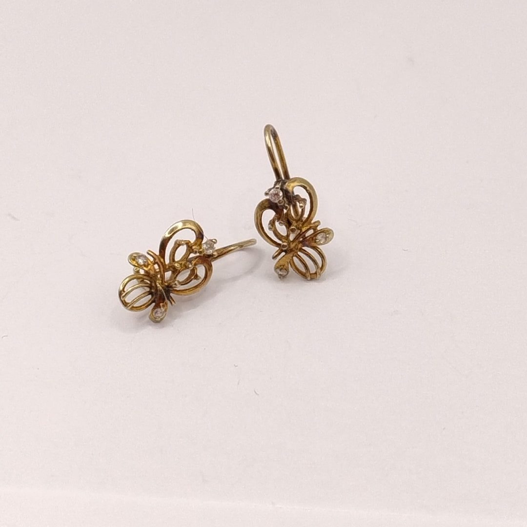 ARETES PAR ORO 10 K 1,90 GRMS (SEMINUEVO)