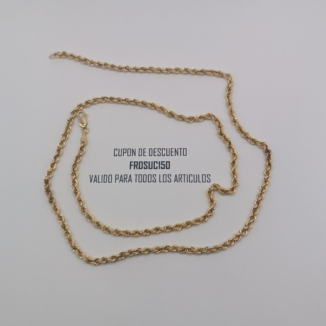 CADENA ORO 14 K 6,20 GRMS (SEMINUEVO)