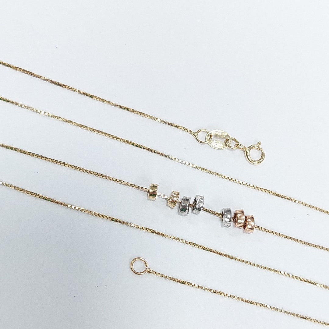 GARGANTILLA ORO, ORO COMBINADO 10 K 2 GRMS (SEMINUEVO)