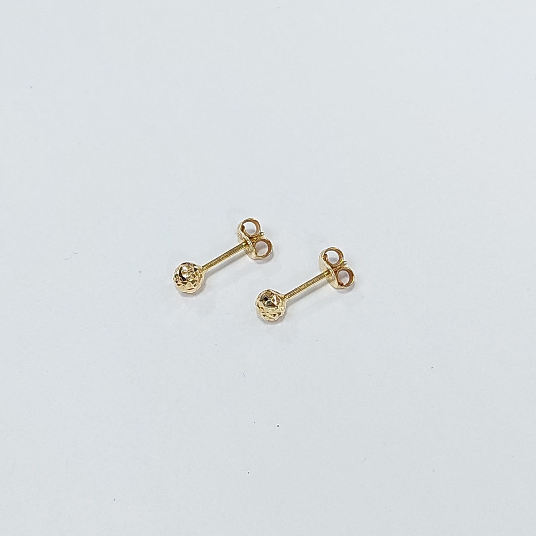 BROQUELES PAR ORO 14 K 0,60 GRMS (SEMINUEVO)