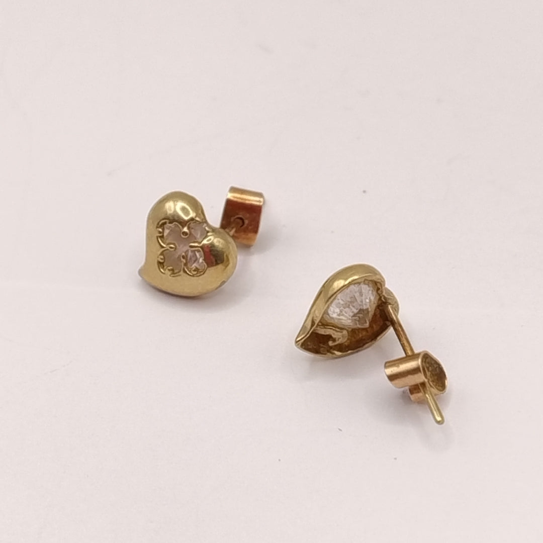 BROQUELES PAR ORO 10 K 2,40 GRMS (SEMINUEVO)