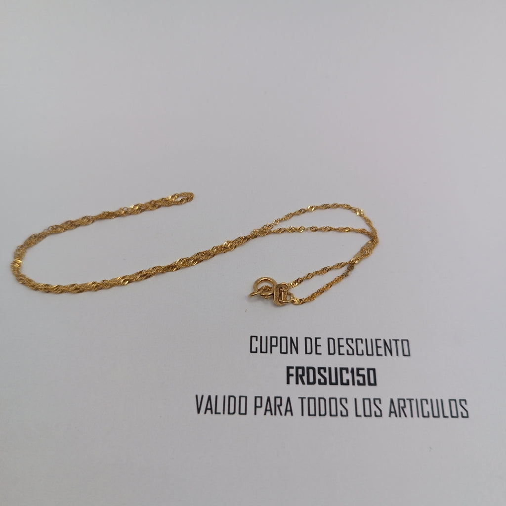 CADENA ORO 14 K 1,00 GRMS (SEMINUEVO)