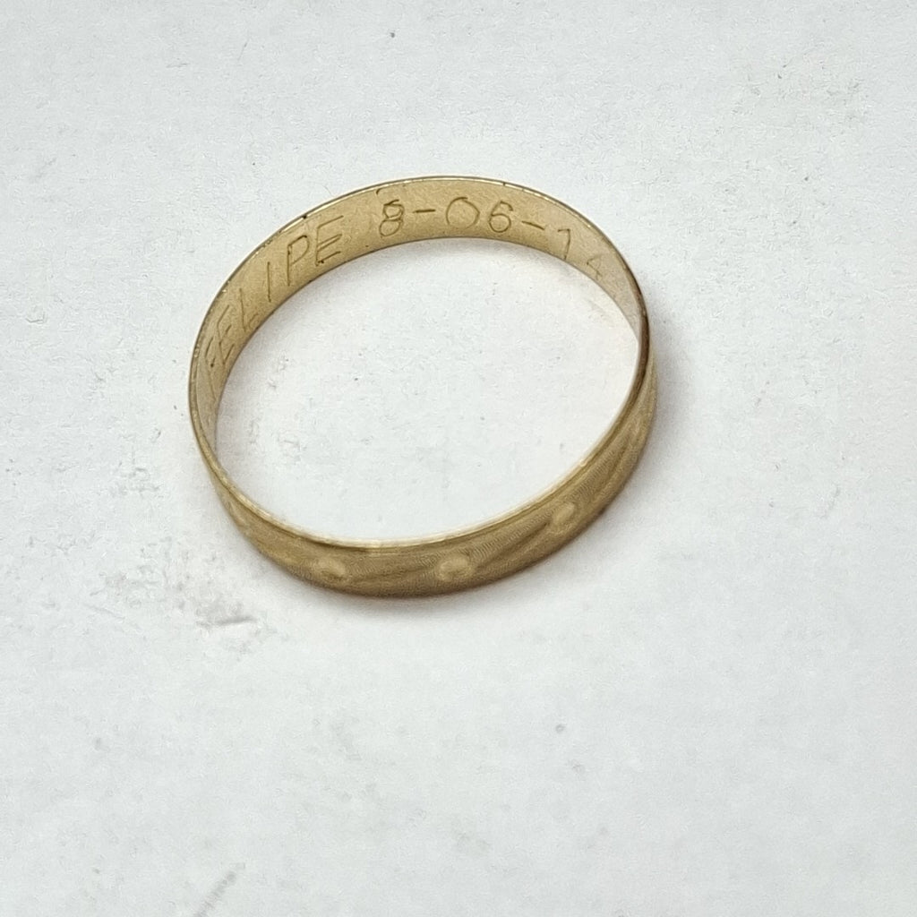 ARGOLLA ORO 8 K 0,90 GRMS (SEMINUEVO)