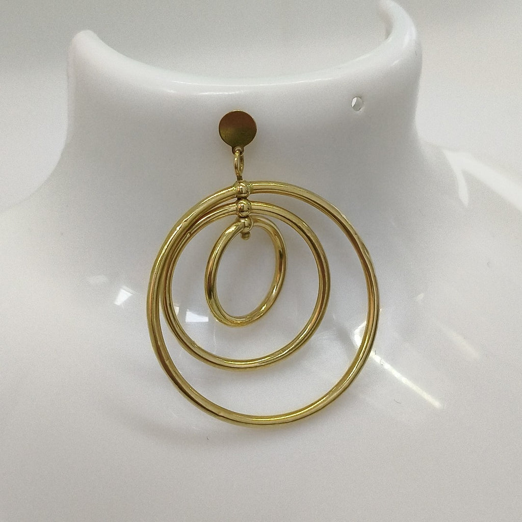 BROQUELES PAR ORO 14 K 4.9 GRMS (SEMINUEVO)