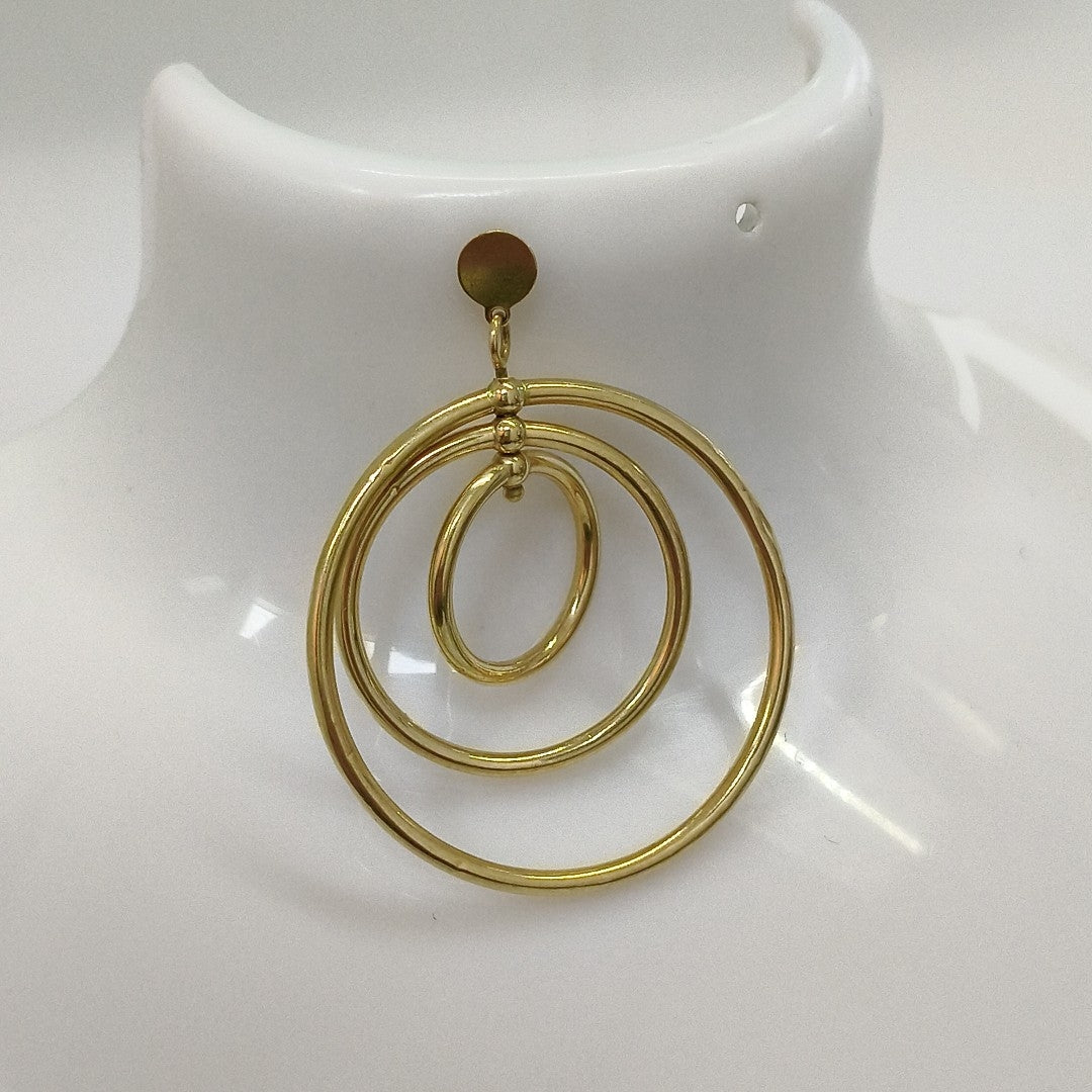 BROQUELES PAR ORO 14 K 4.9 GRMS (SEMINUEVO)