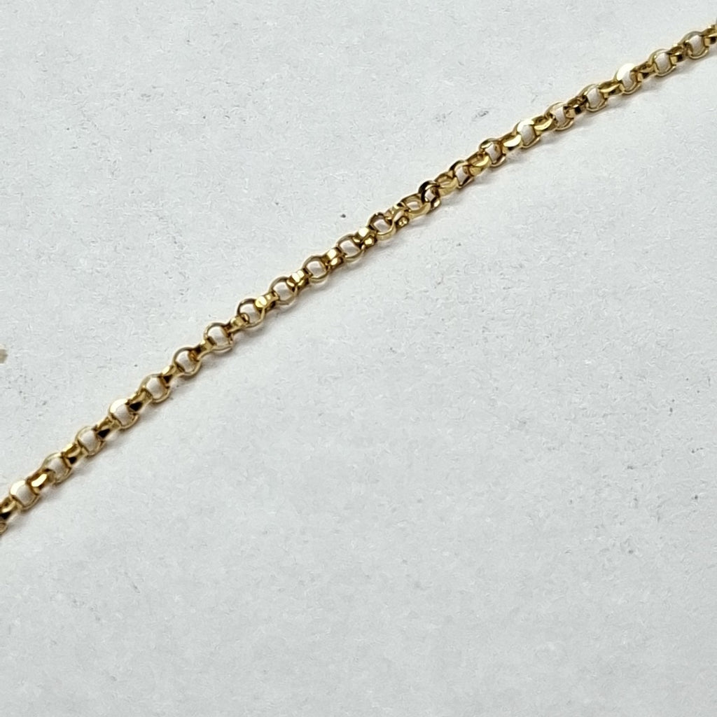 CADENA, MEDALLA RELIGIOSA ORO 10 K 2.3 GRMS (SEMINUEVO)