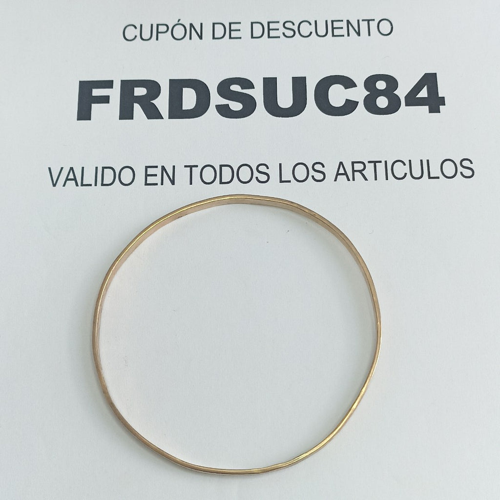 PULSERA RIGIDA ORO 8 K 9,70 GRMS (SEMINUEVO)