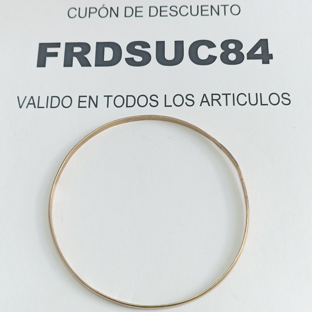 PULSERA RIGIDA ORO 8 K 8,50 GRMS (SEMINUEVO)