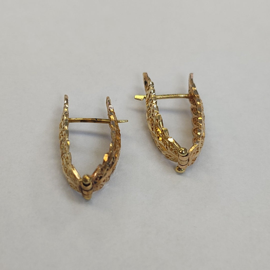 ARRACADAS PAR ORO 14 K 6.1 GRMS (SEMINUEVO)