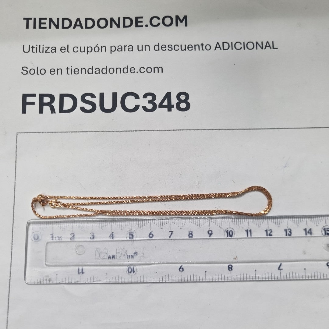 CADENA ORO 14 K 1.9 GRMS (SEMINUEVO)
