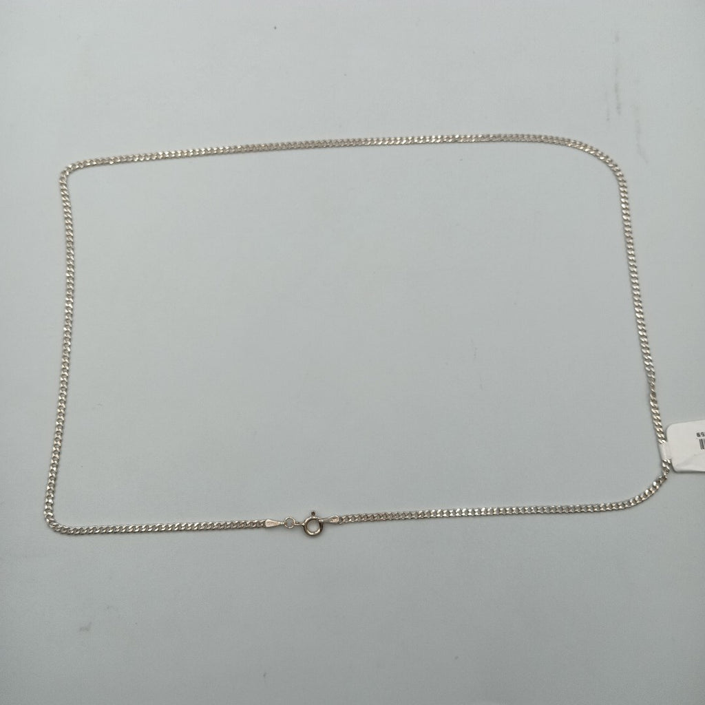 CADENA TEJIDO BARBADO PLATA .925 55 CM 5.2 GR (NUEVO)