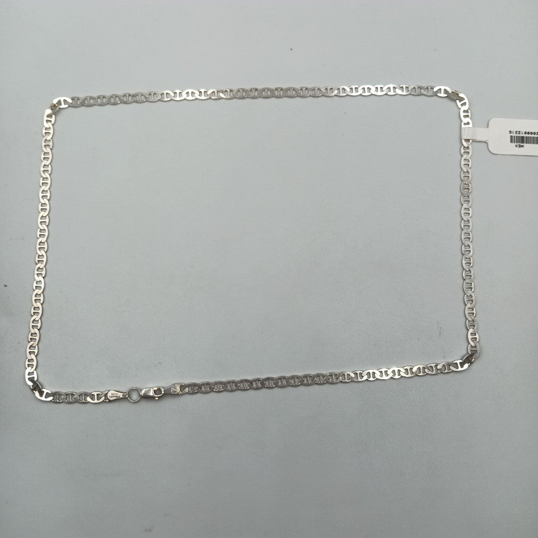 CADENA TEJIDO GUCHI PLATA .925 55 CM 12.4 GR (NUEVO)