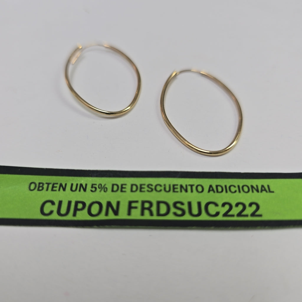 ARRACADAS PAR ORO 10 K 1.1 GRMS (SEMINUEVO)