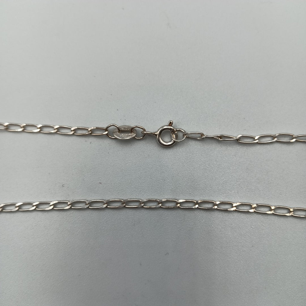 CADENA TEJIDO ESLABONES PLATA .925 55 CM 2.9 GR (NUEVO)
