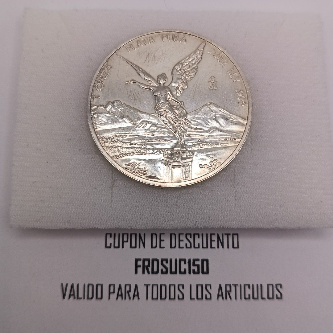 MEDALLA CONMEMORATIVA PLATA 31.1 GRMS (SEMINUEVO)