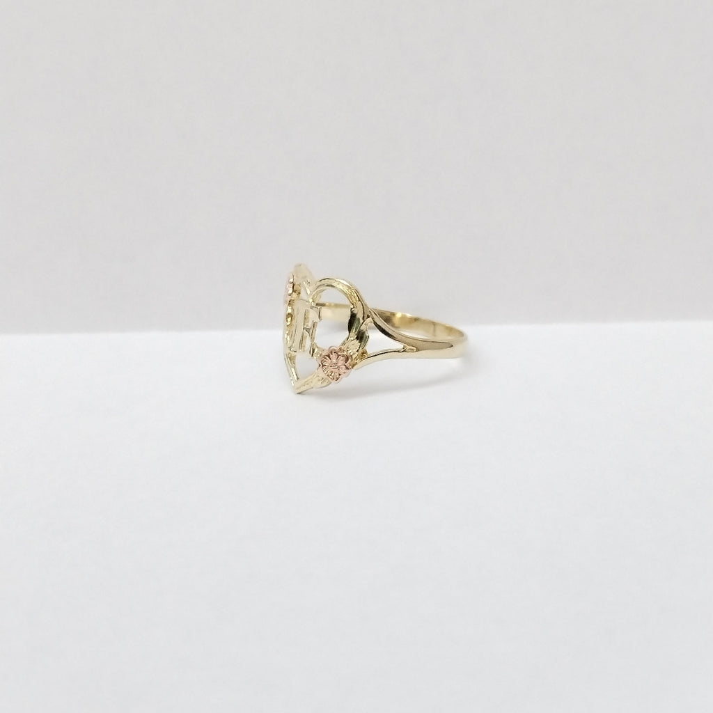 ANILLITO ORO COMBINADO 10 K 1.9 GRMS (SEMINUEVO)