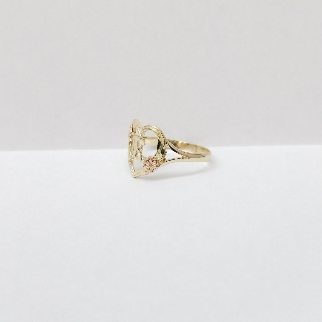 ANILLITO ORO COMBINADO 10 K 1.9 GRMS (SEMINUEVO)