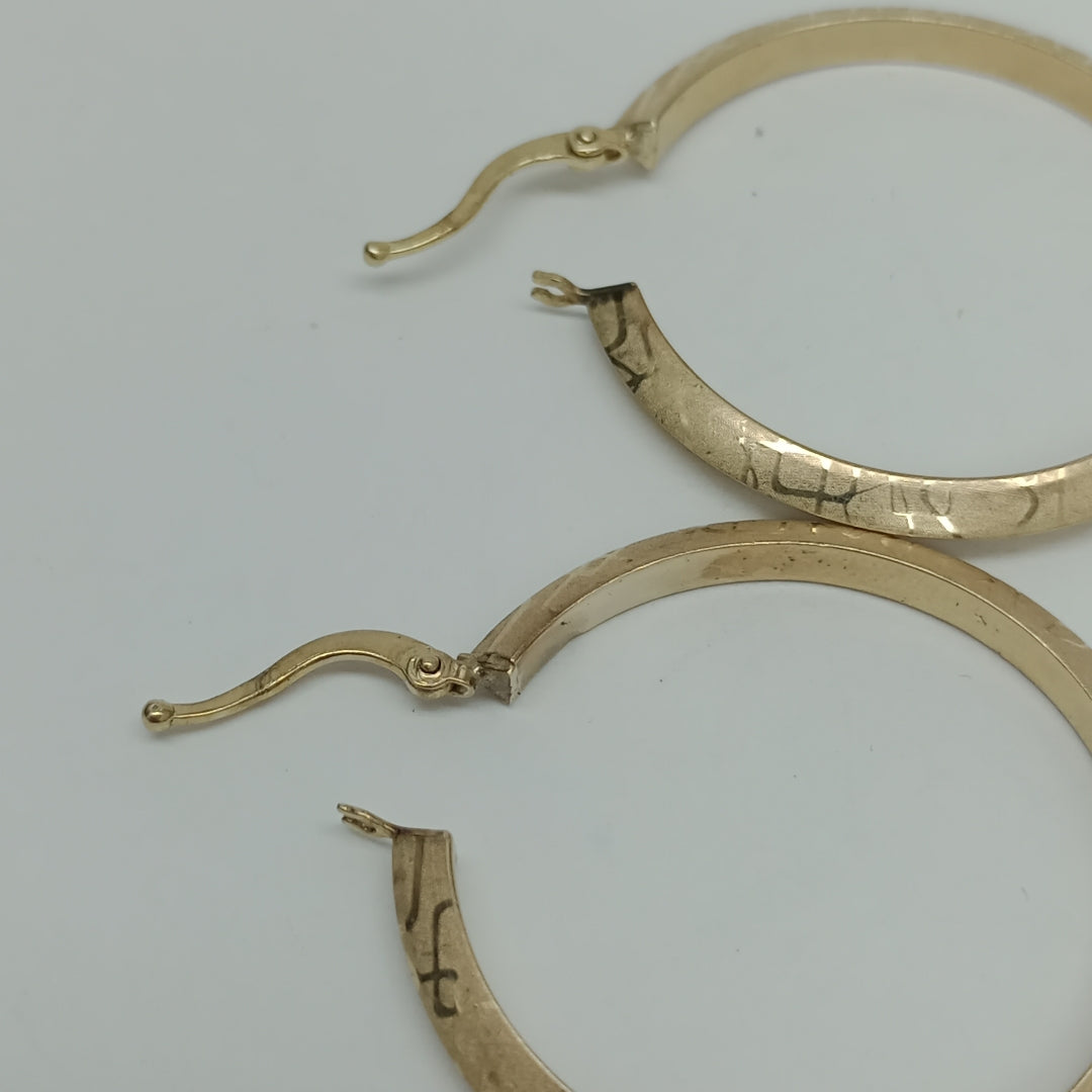 ARRACADAS PAR ORO 10 K 3 GRMS (SEMINUEVO)