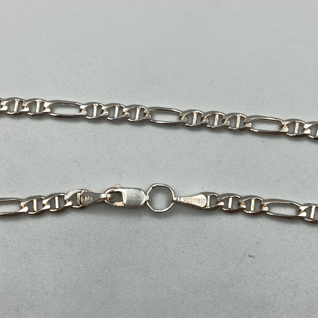 CADENA TEJIDO 3X1 PLATA .925 60 CM 8.2 GR (NUEVO)