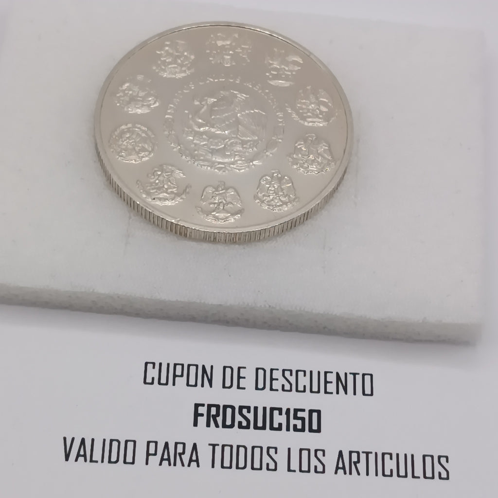 MEDALLA CONMEMORATIVA PLATA 31.1 GRMS (SEMINUEVO)
