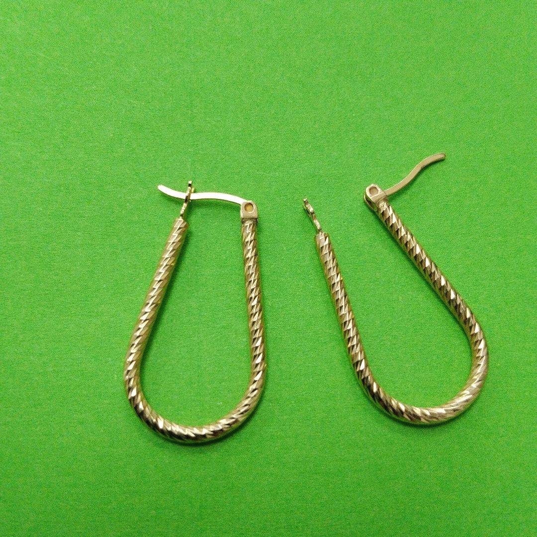 ARRACADAS PAR ORO 14 K 2.3 GRMS (SEMINUEVO)