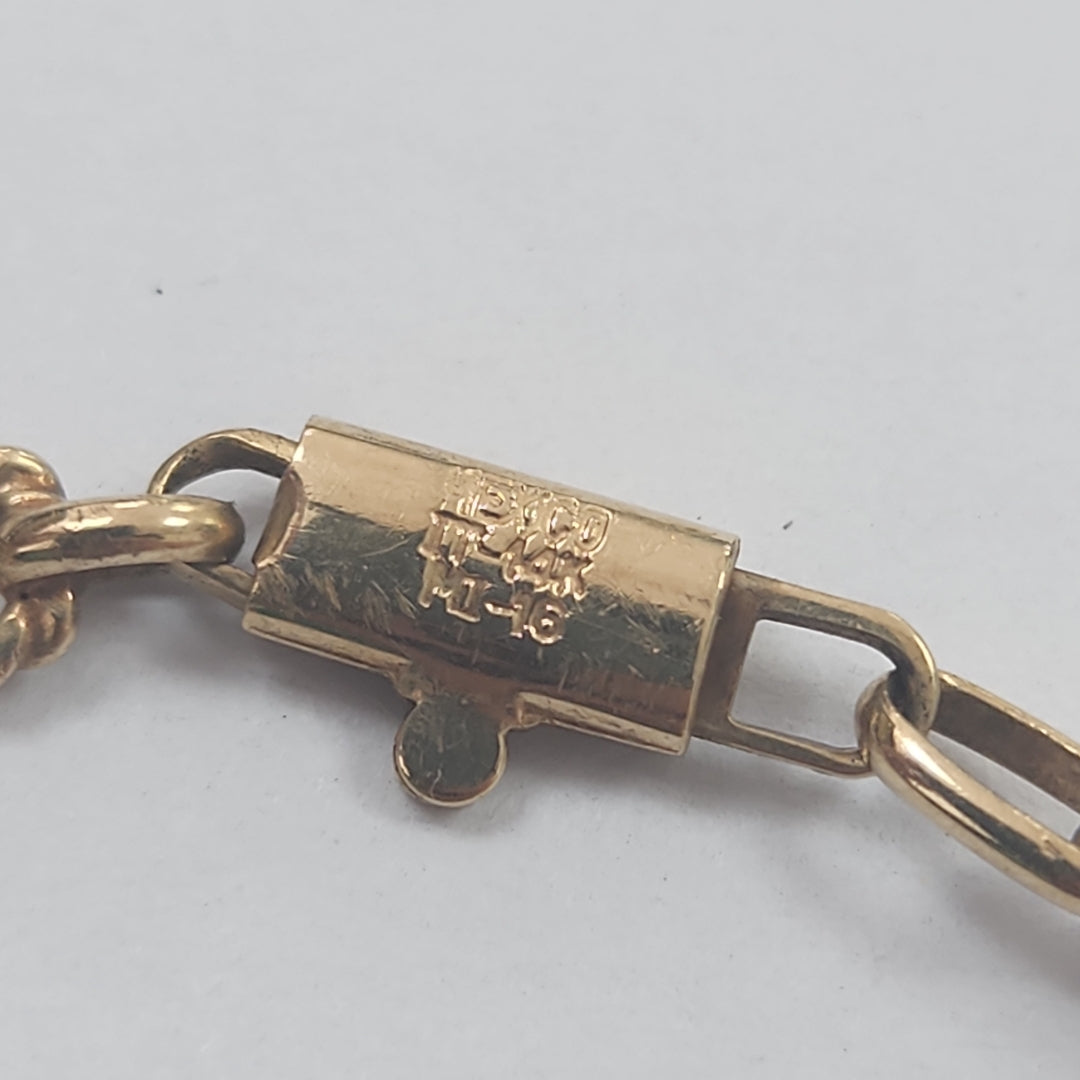 PULSERA ORO 14 K 5,70 GRMS (SEMINUEVO)