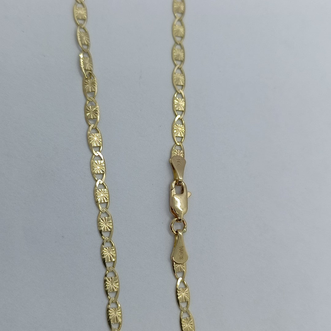 CADENAS GUCHI ORO 14K 55 CM 7.1 GR (NUEVO)