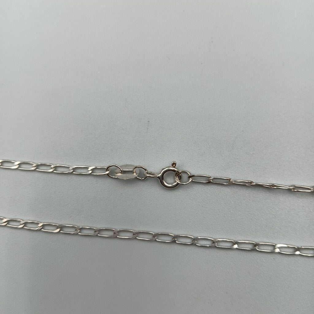 CADENA TEJIDO ESLABONES PLATA .925 55 CM 2.8 GR (NUEVO)