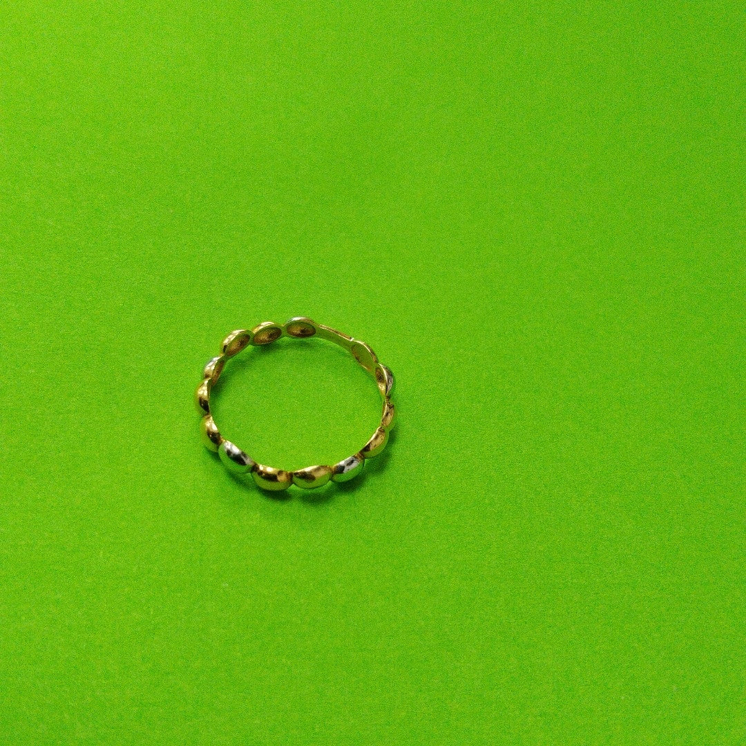 ARGOLLA ORO, ORO COMBINADO 14 K 1.6 GRMS (SEMINUEVO)