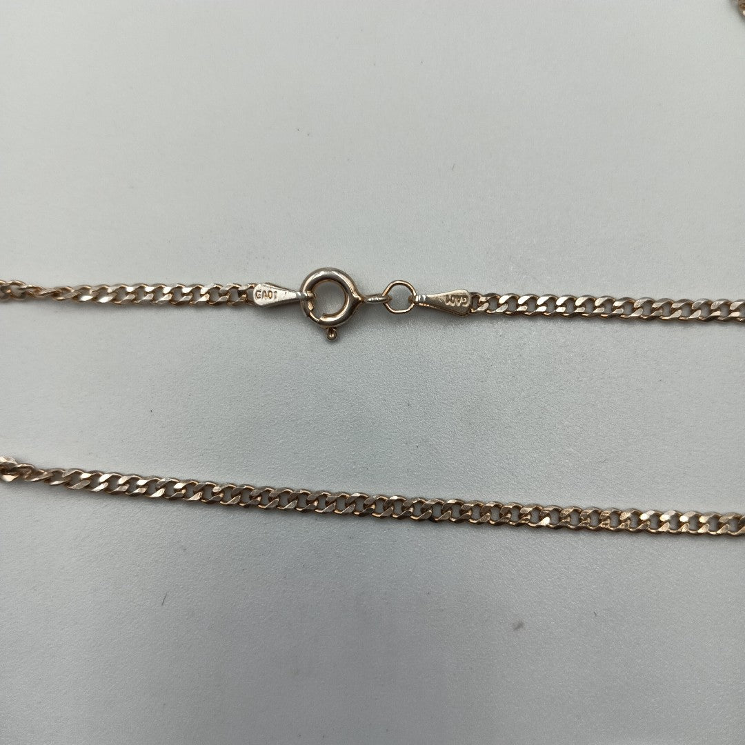 CADENA TEJIDO BARBADO PLATA .925 60 CM 5.6 GR (NUEVO)